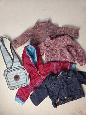 American Girl Dolls Clothes Our Generation Tops Jacket Backpack Lot